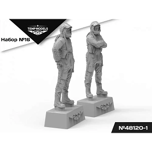 Figures (resin) 1/48 VMSK PILOTS (GSH-6) SET No. 16-1 (Temp Models)