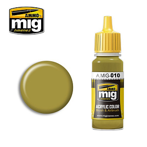 Acrylic paint RAL 7028 DUNKELGELB (MID WAR) (Ammo Mig) (17ml) 
