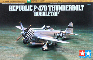 Model kit 1/72 P-47D Thunderbolt Bubbletop (Tamiya) (damage box)