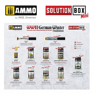 SOLUTION BOX MINI 17 - WWII German Winter Vehicles (Ammo Mig)