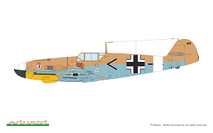 Model kit 1/72 Limited Edition AFRIKA - Messerschmitt Bf 109 (Dual Combo) (Eduard kits)