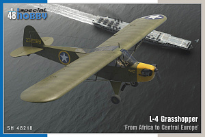 Model kit 1/48 Piper L-4 Grasshopper 'From Africa to Central Europe (Special Hobby)