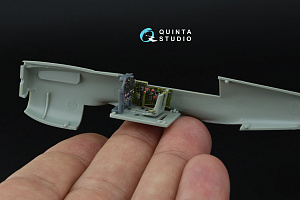 P-40N Warhawk 3D-Printed & coloured Interior on decal paper (Academy) (with 3D-printed resin parts)