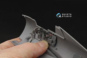 P-47D Thunderbolt Razorback 3D-Printed & coloured Interior on decal paper (Miniart)