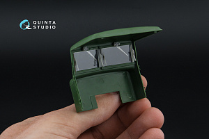 KrAZ-255B 3D-Printed & coloured Interior on decal paper (Roden) (with 3D-printed resin parts) 