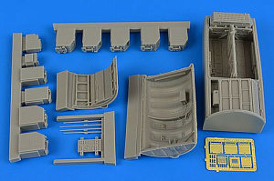 Additions (3D resin printing) 1/32 Lockheed F-104G/S Starfighter electronics & ammunition bay (designed to be used with Italeri kits) 