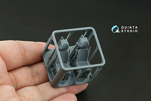 Su-30SM 3D-Printed & coloured Interior on decal paper (Zvezda) (with 3D-printed resin parts)