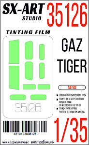 Tinting film 1/35 GAZ TIGER (Meng)