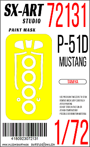 Paint Mask 1/72 P-51D (Tamiya)