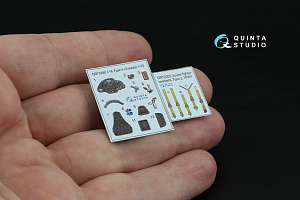 I-16 Type 5 3D-Printed & coloured Interior on decal paper (Zvezda)