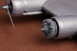 Additions (3D resin printing) 1/72 Boeing B-17F/B-17G Flying Fortress engine set (designed to be used with Revell kits) 3D-printed resin
