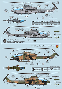 Model kit 1/72 Bell AH-1W Super Cobra (late version)(Dream Model) 