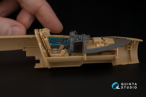 MiG-21MF (Moscow plant) 3D-Printed & coloured Interior on decal paper (RFM) (with 3D-printed resin parts)