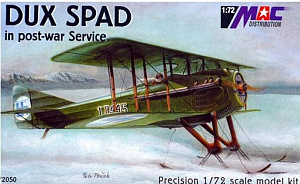 Model kit 1/72 DUX Spad in Post War (MAC Distribution)