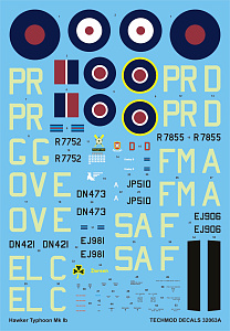 Decal 1/32 Hawker Typhoon Mk.Ib  (Techmod)