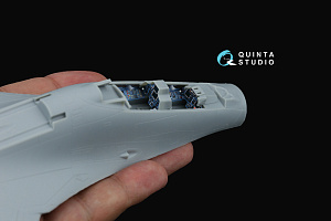 Su-30MKK 3D-Printed & coloured Interior on decal paper (Trumpeter) (with 3D-printed resin part)