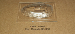 Vacu Canopy 1/72 Mosquito Mk. II/VI (TAM) (Rob Taurus)