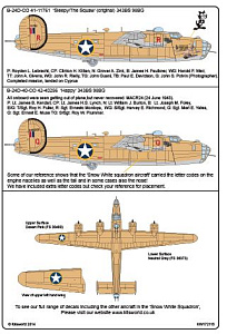 Decal 1/72 Consolidated B-24D Liberator 343 BS 98 BG - CO 42-40256 'Happy'  (Kits-World)