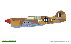 Model kit 1/48 Curtiss P-40K short tail The ProfiPACK edition kit (Eduard kits)