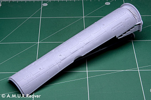 Additions (3D resin printing) 1/48 Corrected belly for Su-17/22 (Kitty Hawk) (A.M.U.R.Reaver) 