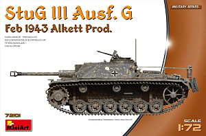 Model kit 1/72 Sturmgeschutz/StuG.III Ausf.G Feb 1943 (MiniArt)