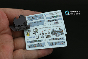 Su-17UM3 3D-Printed & coloured Interior on decal paper (Hobby Boss) (Small version) (with 3D-printed resin parts)