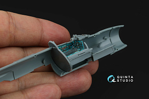 MiG-21R (Green panels) 3D-Printed & coloured Interior on decal paper (Eduard) (with 3D-printed resin parts)