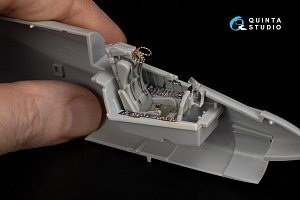 F-8E Crusader 3D-Printed & coloured Interior on decal paper (Hasegawa/Hobby 2000)