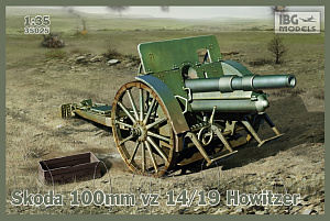 Model kit 1/35 Skoda 100mm vz 14/19 Howitzer (optional metal barrel included) (IBG Models)