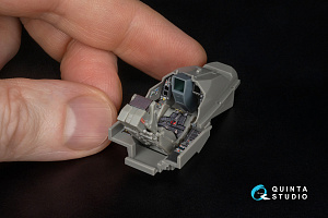 Dassault Rafale C/M 3D-Printed & coloured Interior on decal paper  (Revell) (with 3D-printed resin parts)