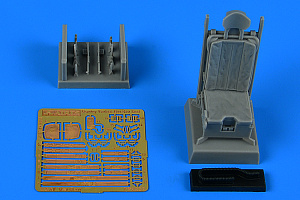 Additions (3D resin printing) 1/32 Stanley Yankee ejection seat (U.S.A.F. version) for the Douglas A-1 Skyraider (designed to be used with Trumpeter kits)