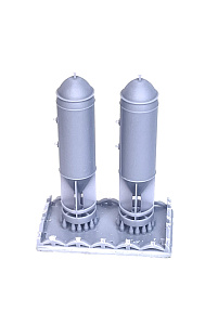 Additions (3D resin printing) 1/48 FAB-1500M46 bombs (2pcs) (Mazhor Models)