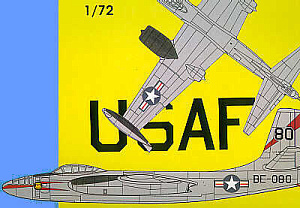 Model kit 1/72 North-American B-45A/B RB-45C Tornado (Mach 2)