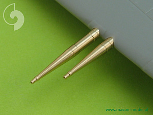 Aircraft detailing sets (brass) 1/72      Supermarine Spitfire C wing - Hispano 20mm cannons in fairings (two versions)