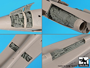 Additions (3D resin printing) 1/48 Sepecat Jaguar Big set (designed to be used with Kittyy Hawk Models kits) 