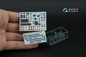 HEMTT A2 Family 3D-Printed & coloured Interior on decal paper (Trumpeter) (with 3D-printed resin parts) 