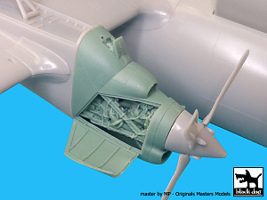 Additions (3D resin printing) 1/72 Lockheed UP-3D Orion Engine (designed to be used with Hasegawa kits) 