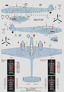 Decal 1/32 Messerschmitt Bf-110C/Bf-110D (3) (Techmod)