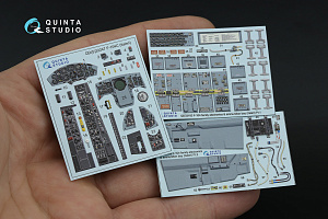 F-104C 3D-Printed & coloured Interior on decal paper (Italeri)