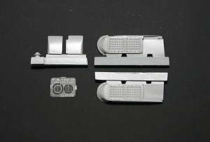 Additions (3D resin printing) 1/32 McDonnell-Douglas F/A-18C/D Hornet Chaff & Flare Dispenser Set (Academy)