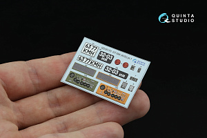 GT-SM 3D-Printed & coloured Interior on decal paper (AVD) (with 3D-printed resin parts) 