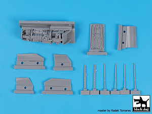 Additions (3D resin printing) 1/48 Mikoyan MiG-29 9-12 Big set (designed to be used with Great Wall Hobby kits) 