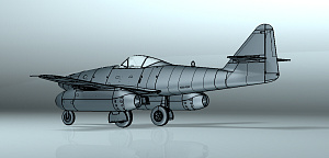 Model kit 1/72 Messerschmitt Me-262A-1a "White 3" (W.Nr. 500071) (Arma Hobby)