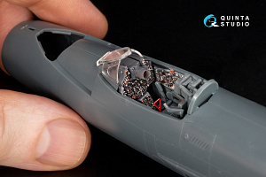 MiG-21PF 3D-Printed & coloured Interior on decal paper (Eduard) (with 3D-printed resin parts)