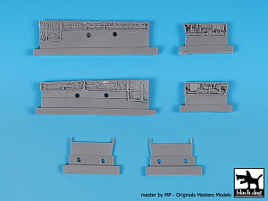 Additions (3D resin printing) 1/48 McDonnell F-4B Phantom electronics (designed to be used with Tamiya kits) 