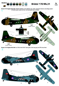 Model kit 1/72 Bristol 170 Freighter Mk.31 (FLY)