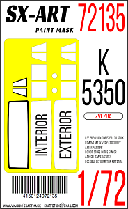 Paint Mask 1/72 K-5350 Mustang (Zvezda)