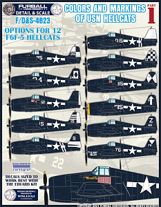 Decal 1/48 Grumman Hellcat (Furball Aero-Design)
