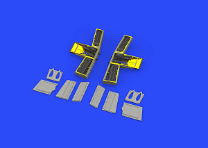 Additions (3D resin printing) 1/48      Hawker Tempest Mk.V gun bays (designed to be used with Eduard kits) 