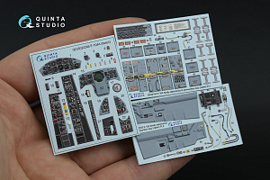 F-104A 3D-Printed & coloured Interior on decal paper (Italeri)